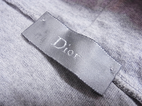 実際に弊社で買取させて頂いたDior Homme/ディオール オム 07 プリントパーカー グレー/Lの画像 2枚目