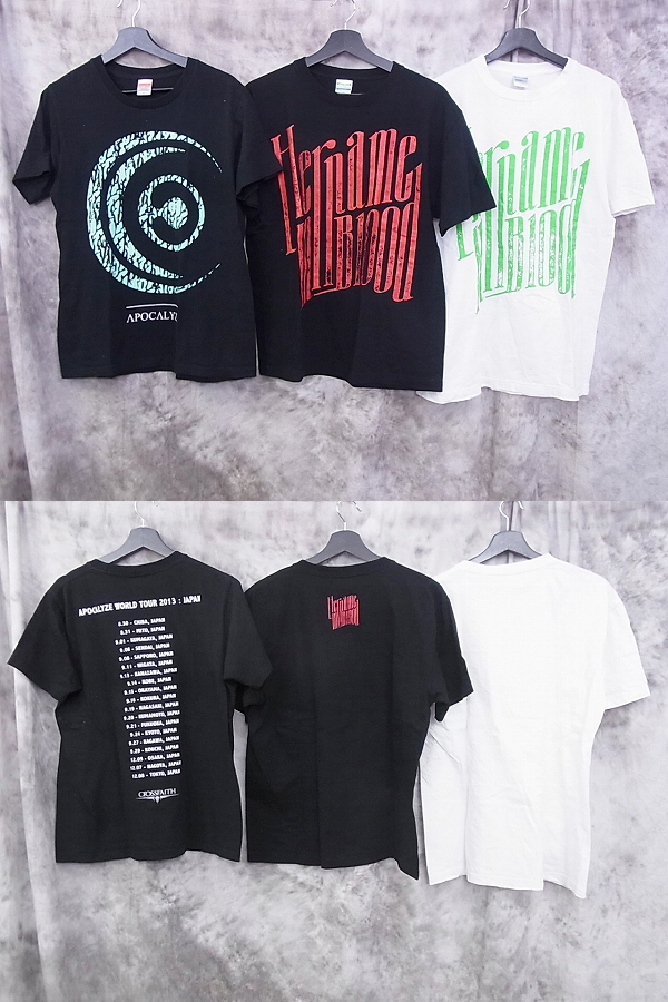 御前/Crossfaith/coldrain バンドTシャツ 9点SETの買取実績 - ブランド買取専門店リアクロ