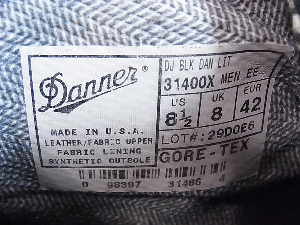 実際に弊社で買取させて頂いた DANNER/ダナートレッキングブーツ31400X/US8.5の画像 7枚目