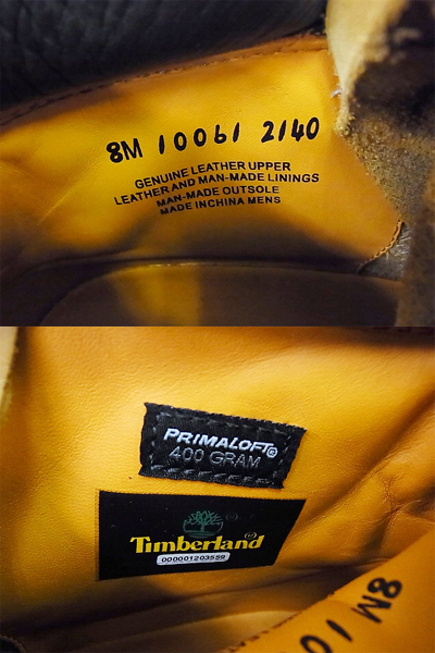 実際に弊社で買取させて頂いたTimberland/ティンバーランド 6インチプレミアムブーツ 10061/8の画像 6枚目