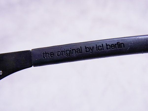 実際に弊社で買取させて頂いたic berlin/アイシーベルリン 金属眼鏡フレーム ブラック/883424の画像 6枚目