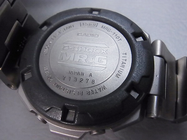 実際に弊社で買取させて頂いた★G-SHOCK/GショックMR-G フルメタル チタンモデル/MRG-110T-8の画像 5枚目