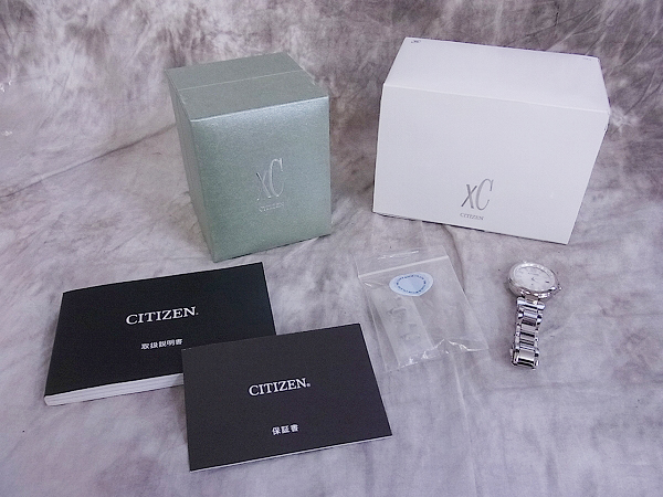 実際に弊社で買取させて頂いたCITIZEN/シチズン クロスシー 電波ソーラー 腕時計 EC1030-50Aの画像 7枚目