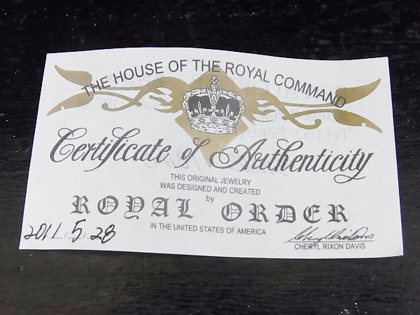 実際に弊社で買取させて頂いた[ギャラ]ROYAL ORDER タイニー-C-チェーン 18inchの画像 5枚目