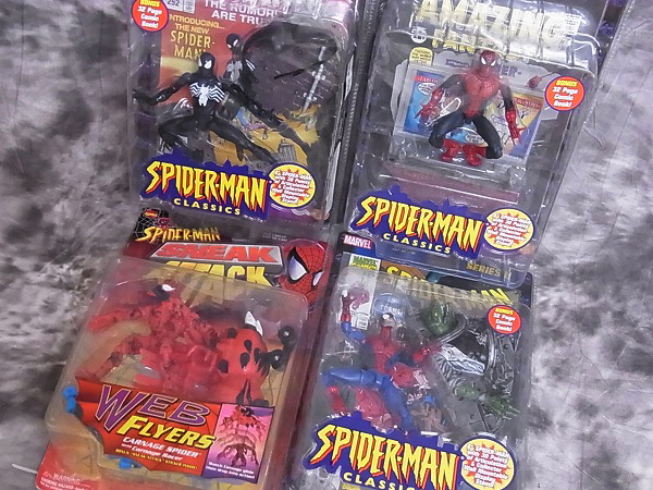 実際に弊社で買取させて頂いた【処分/6点】TOY BIZ スパイダーマン アクションフィギュア等の画像 1枚目