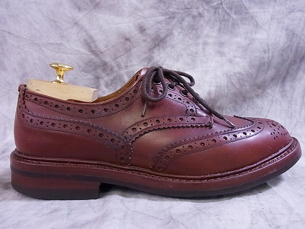 実際に弊社で買取させて頂いたTricker's/トリッカーズ ウイングチップ ビジネスシューズ/7.5の画像 3枚目