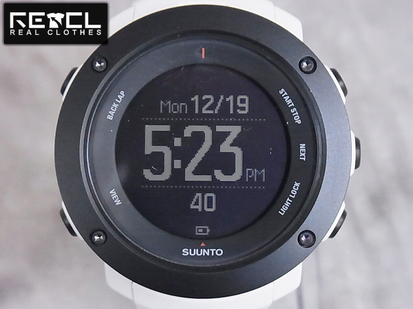 実際に弊社で買取させて頂いたSUUNTO/スント AMBIT3 VERTICAL 腕時計 ホワイト×ブラック