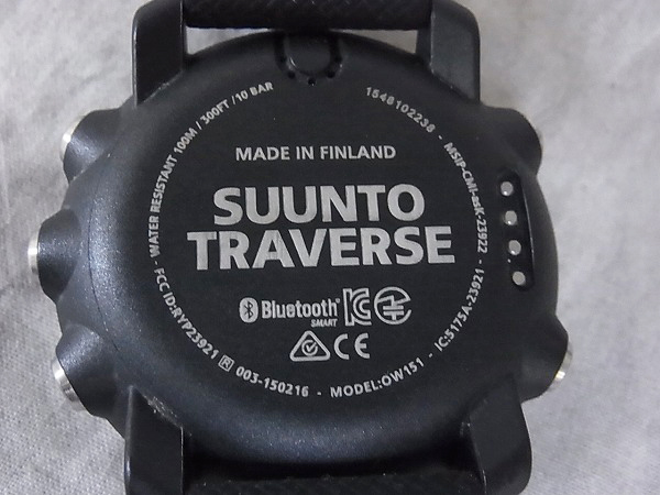 実際に弊社で買取させて頂いたSUUNTO/スント TRAVERSE 腕時計/SS021843000の画像 5枚目