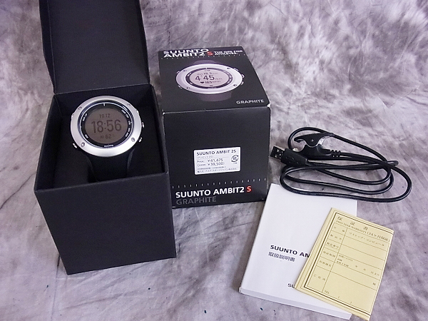 実際に弊社で買取させて頂いたSUUNTO/スント AMBIT2 S グラファイト 腕時計/SS019210000の画像 7枚目