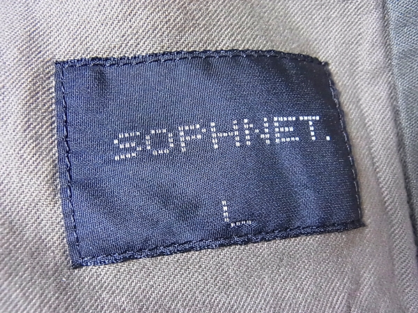 実際に弊社で買取させて頂いたSOPHNET/ソフネット ミリタリー モッズコート カーキ Lの画像 2枚目