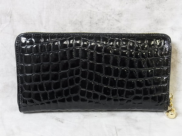 実際に弊社で買取させて頂いたRoen Enamel Crocodile ラウンドジップウォレットの画像 2枚目