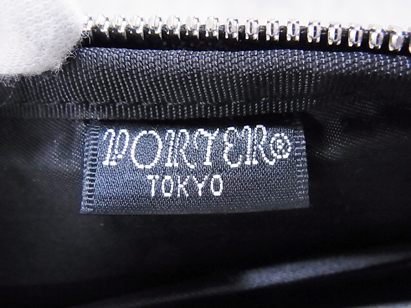 実際に弊社で買取させて頂いたfoot the coacher×PORTER MILITARY WALLET LONG ブラックの画像 7枚目