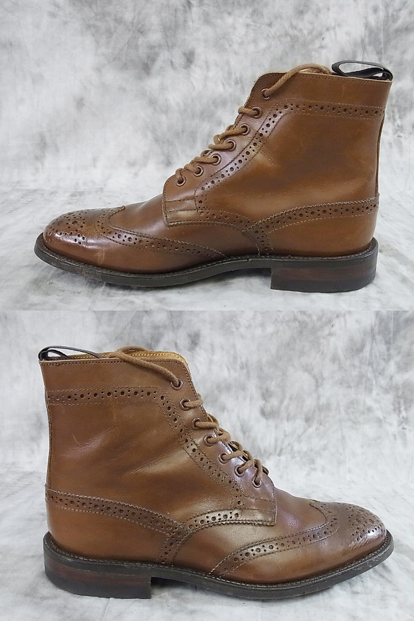 実際に弊社で買取させて頂いたTricker's/トリッカーズ ウイングチップ カントリーブーツ/6の画像 2枚目