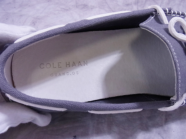 実際に弊社で買取させて頂いたCOLE HAAN/コールハーン デッキシューズ グレー×ホワイト/10.5の画像 6枚目