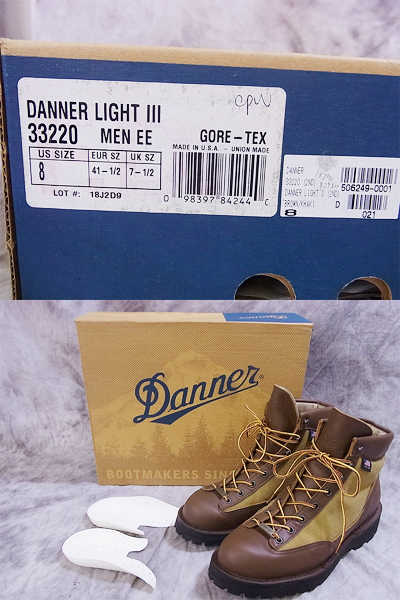 実際に弊社で買取させて頂いたDanner/ダナー LIGHT 3/33220 ゴアテックスの画像 9枚目