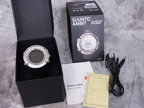 実際に弊社で買取させて頂いたSUUNTO/スント AMBIT/アンビット 腕時計 ブラック×シルバーの画像 8枚目