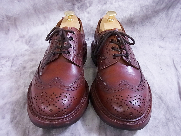 実際に弊社で買取させて頂いたTricker's/トリッカーズ ウイングチップ ビジネスシューズ/7.5の画像 1枚目