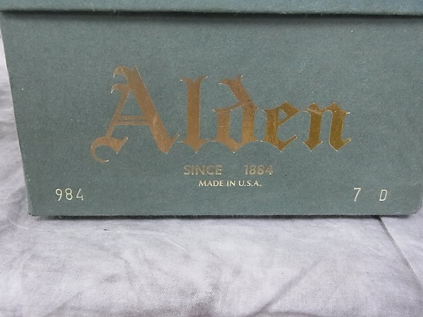 実際に弊社で買取させて頂いたALDEN/オールデン ペニーローファー 984/US7の画像 9枚目