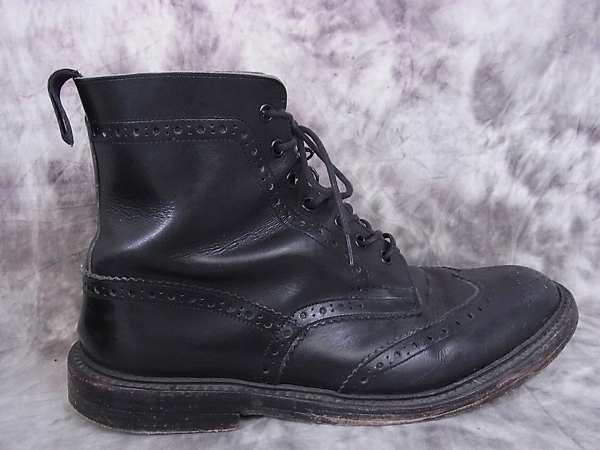 実際に弊社で買取させて頂いたTricker's/トリッカーズ M2508　カントリブーツ ブラック/9.5の画像 3枚目