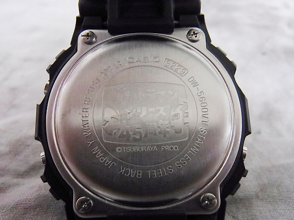 実際に弊社で買取させて頂いたG-SHOCK×ウルトラマン 45周年 DW-5600VTUMAN-1TJRの画像 5枚目