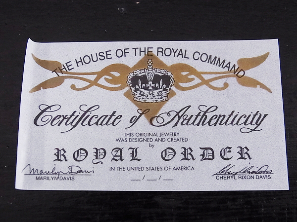 実際に弊社で買取させて頂いたROYAL ORDER/ロイヤルオーダー クラウンリングの画像 8枚目