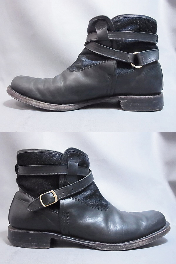 実際に弊社で買取させて頂いたfoot the coacher/フットザコーチャー ハラコブーツ 4716/9の画像 4枚目