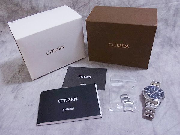 実際に弊社で買取させて頂いた CITIZEN/シチズン 電波ソーラー H415-S054541の画像 8枚目