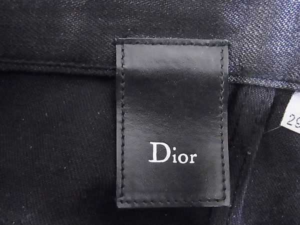 実際に弊社で買取させて頂いたDior Homme 07AW コーティング加工デニム/7H3110530589/29の画像 7枚目