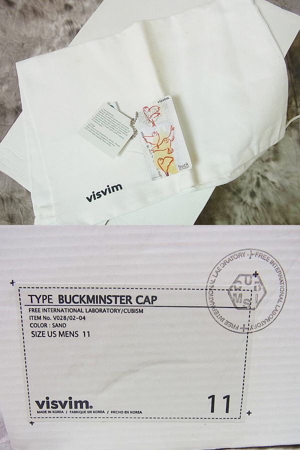 実際に弊社で買取させて頂いたvisvim/ビズビム BUCKMINSTER CAP メダリオンシューズ 11の画像 9枚目