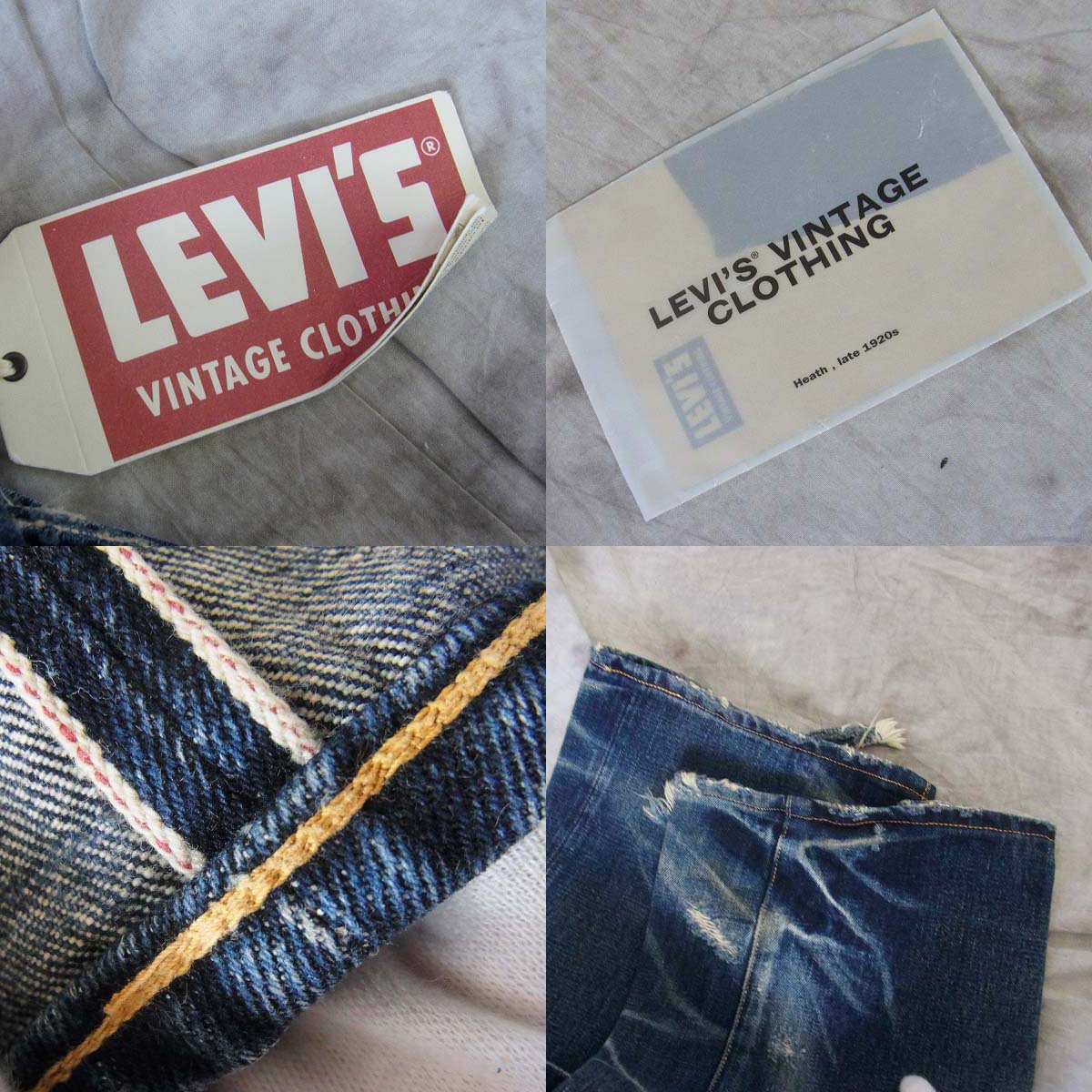 LEVIS/リーバイス LVC 501XX 1933年モデル/フラップカスタマイズデニム