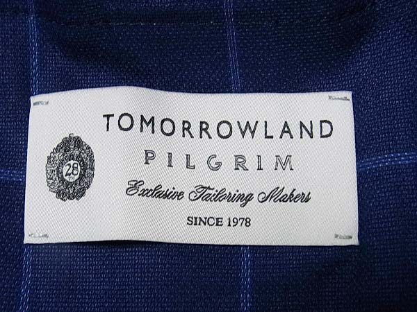 実際に弊社で買取させて頂いたTOMORROWLAND PILGRIM×Loro Piana テーラードジャケット 紺/44の画像 5枚目