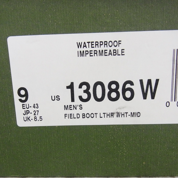 実際に弊社で買取させて頂いたTimberland/ティンバーランド Field Boot 13086 ウィートブーツ 27.0の画像 8枚目