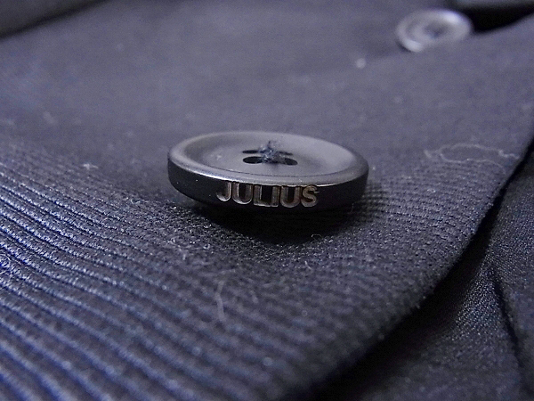 実際に弊社で買取させて頂いたJULIUS/ユリウス 14SS ハングネックテーラードジャケット/1の画像 5枚目