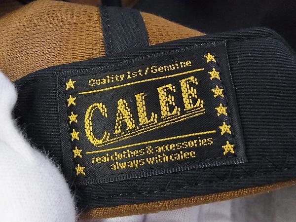 実際に弊社で買取させて頂いたCALEE/キャリー PIQUE WAPPEN CAP/キャップ 帽子 ブラウンの画像 5枚目