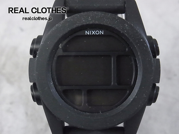 実際に弊社で買取させて頂いたNIXON/ニクソン クオーツ 腕時計 THE UNIT ブラック A197-000