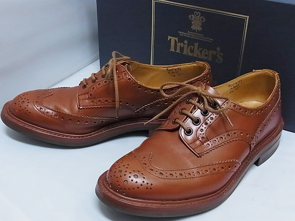 実際に弊社で買取させて頂いた★Trickers/トリッカーズ ウィングチップシューズ/M5633 7-1/2