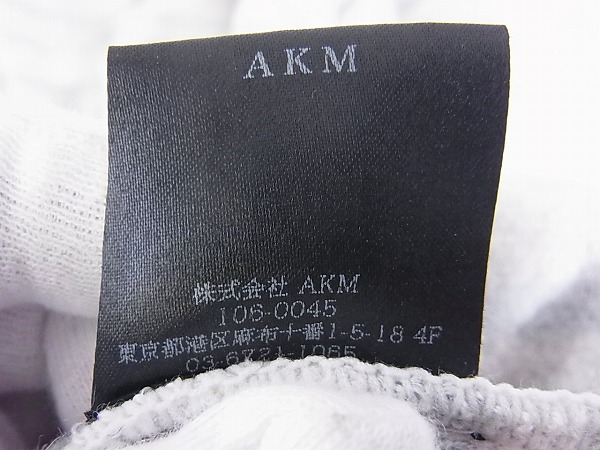 実際に弊社で買取させて頂いたAKM/エーケーエム Vネック ニットセーター/カモボーダー/K079/Lの画像 7枚目