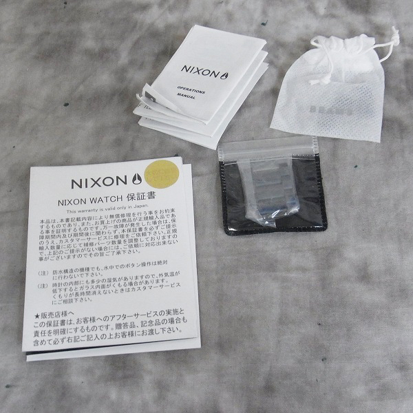 実際に弊社で買取させて頂いたNIXON/ニクソン SENTRY CHRONO/セントリー クロノグラフ A386-1679【電池なし】の画像 6枚目