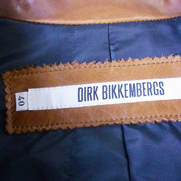 実際に弊社で買取させて頂いたDIRK BIKKEMBERGS/ダークビッケンバーグ レザーコート/40の画像 2枚目