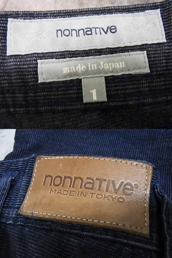 実際に弊社で買取させて頂いたnonnative DWELLER/ノンネイティブ コーデュロイ パンツ/1の画像 2枚目