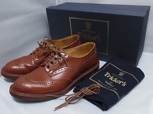 実際に弊社で買取させて頂いた★Trickers/トリッカーズ ウィングチップシューズ/M5633 7-1/2の画像 9枚目