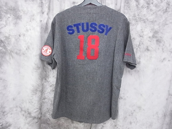 STUSSY/ステューシー ウールベースボールシャツ RN87026/Lの買取実績