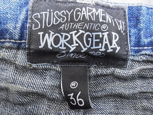 stussy/ステューシー rough rugged DENIM デニムパンツ 36の買取実績