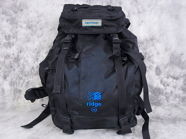 実際に弊社で買取させて頂いたKARRIMOR/カリマー ridge リュックサック/バックパック 黒の画像 1枚目