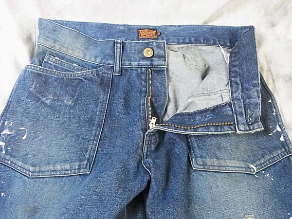 実際に弊社で買取させて頂いたCALEE/キャリー USED BAKER DENIM PANTS 16AW デニムパンツ/32の画像 2枚目