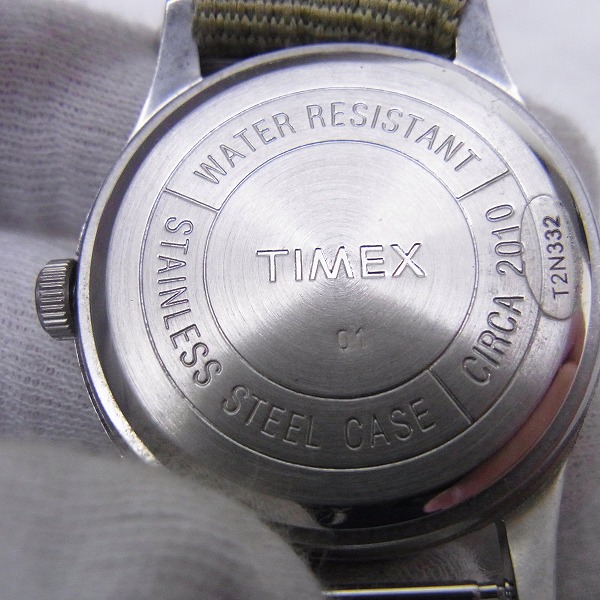 実際に弊社で買取させて頂いたTIMEX/タイメックス クォーツ式腕時計 T2N332 【電池切れ】の画像 3枚目