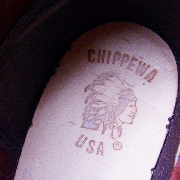 実際に弊社で買取させて頂いたCHIPPEWA/チペワ 6インチ モックトゥ ブーツ 90092/8-1/2の画像 6枚目