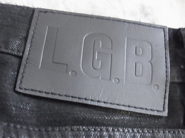 実際に弊社で買取させて頂いたL.G.B/ルグランブルー S/WOLF BB6978 ダメージデニムパンツ 30の画像 7枚目