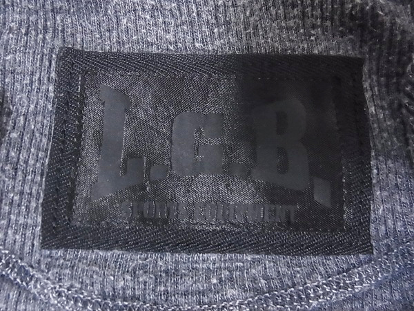 実際に弊社で買取させて頂いたL.G.B/ルグランブルー 長袖Tシャツ D-HENRY/LS グレー系/1の画像 6枚目