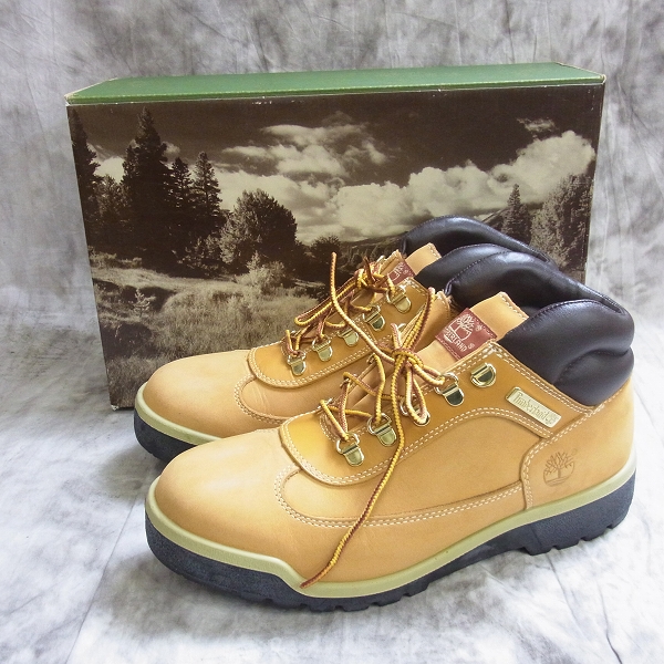 実際に弊社で買取させて頂いたTimberland/ティンバーランド Field Boot 13086 ウィートブーツ 27.0の画像 9枚目